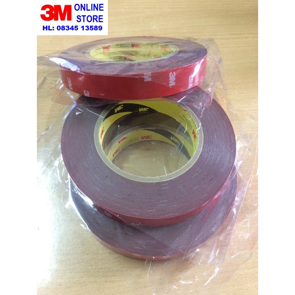 Băng Keo 2 mặt Cường lực 3M 4229P Dán xe hơi- Khổ 2P x 10m