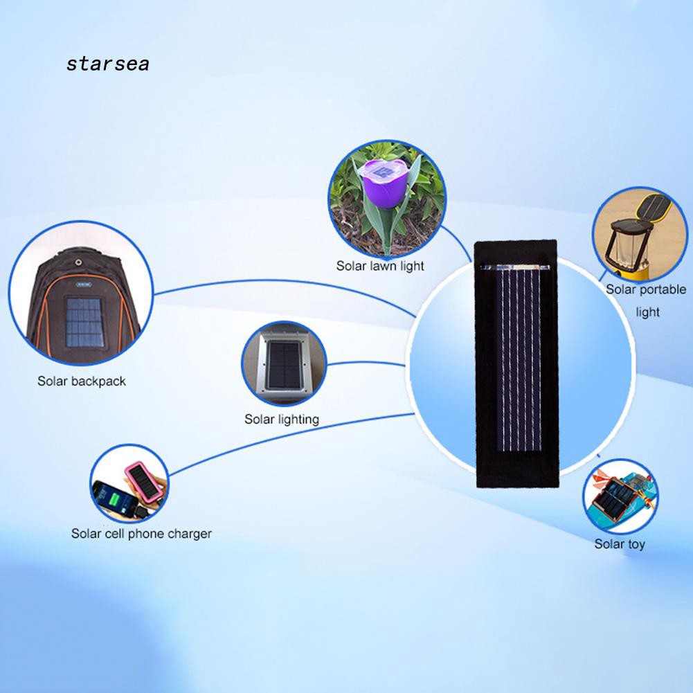 Bảng sạc pin năng lượng mặt trời mini 0.5v 100ma