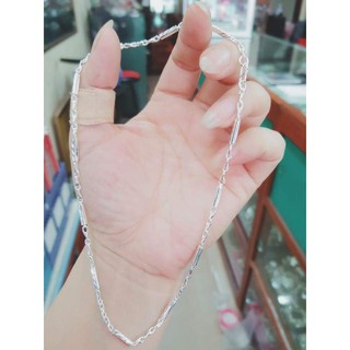 Dây chuyền bạc ta cho bé - dây xích xoắn trụ