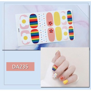 Bộ 14 miếng dán móng nghệ thuật thời trang[PN21]