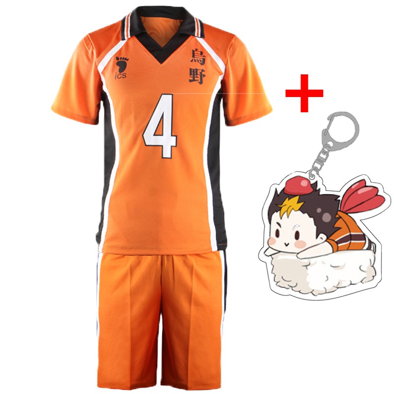 Haikyuu Cosplay Costume Karasuno High School Volleyball Club Sportswear Jerseys Uniform Halloween Party