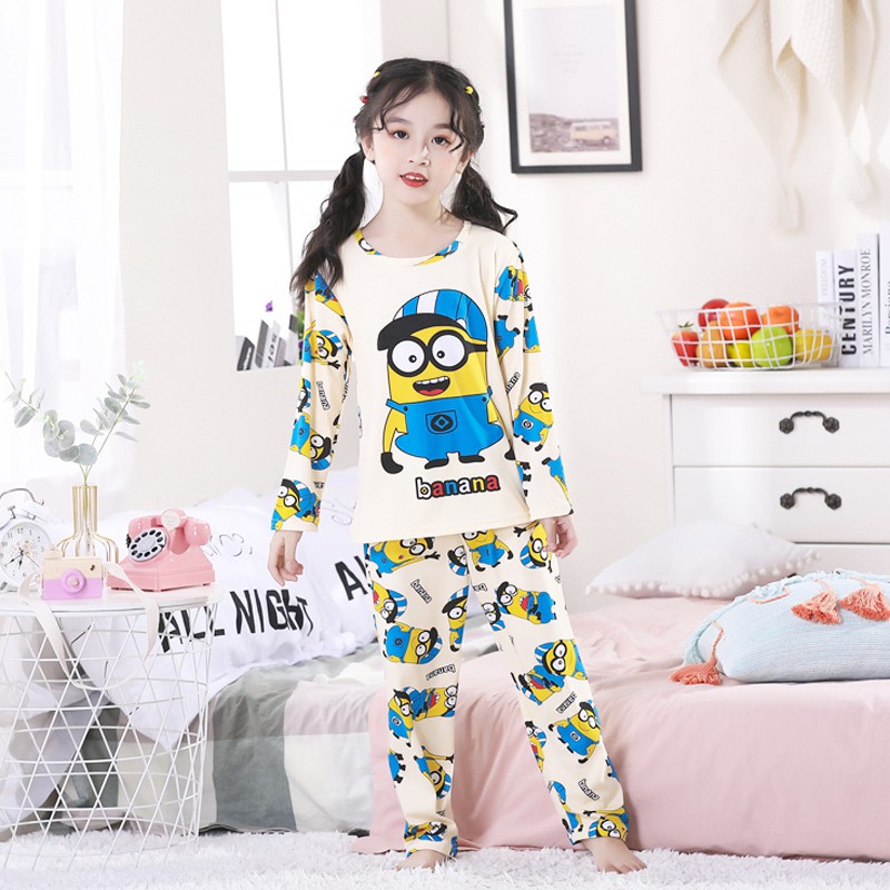 Bộ pijama in hình nhân vật hoạt hình cho bé