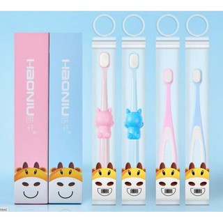 bàn chải đánh răng cho bé (set 4 bàn chải haoniu)