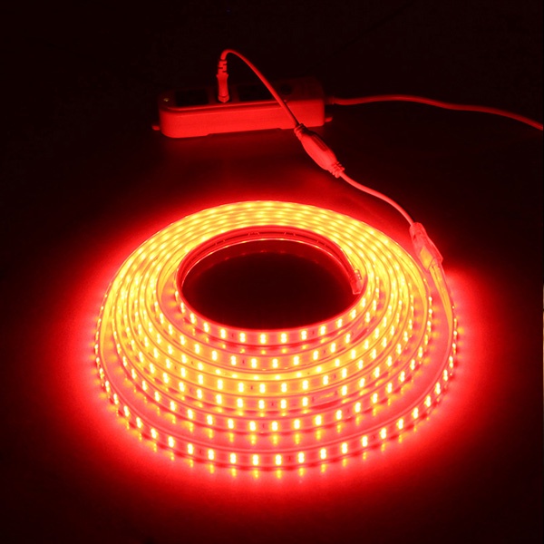 Dây led đôi màu Đỏ 2835 mạch led sợi đồng bọc vỏ nhựa silicon dẻo - cắt theo m