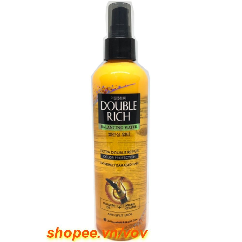 Xịt Dưỡng Tóc 250ml Double Rich Giữ Màu Chuyên Sâu Dành Cho Tóc Nhuộm Chính Hãng.
