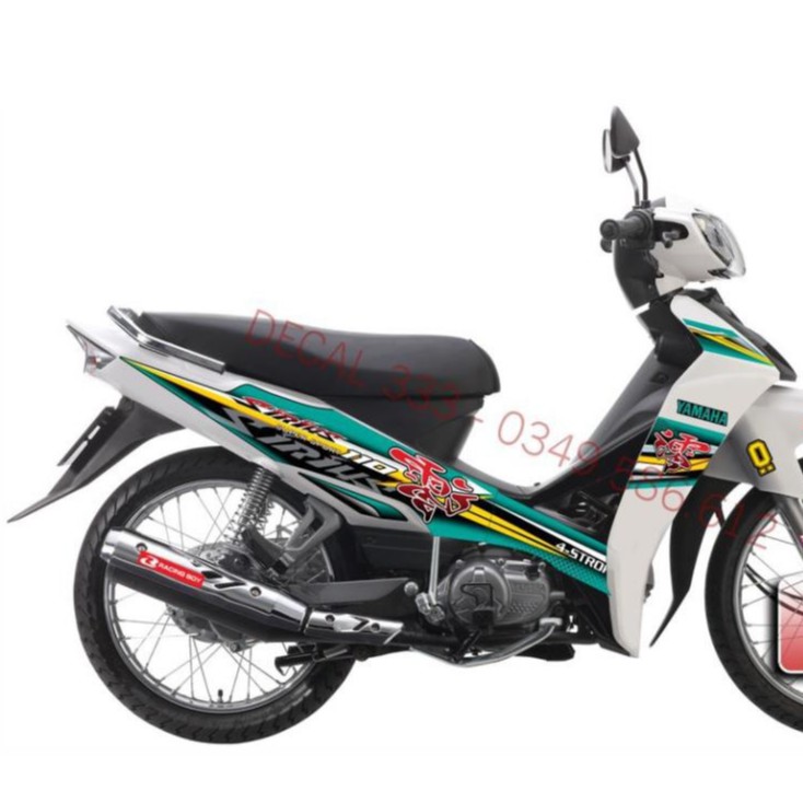 Tem Rời SIRIUS Chữ Tàu XANH LỤC ĐEN 892004 (Tem Chế 3 Lớp Chống Phai Màu)