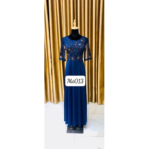 Đầm dạ hội trung niên cao cấp mẫu MS44