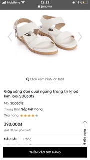 Giày SAndal Juno giảm 300k