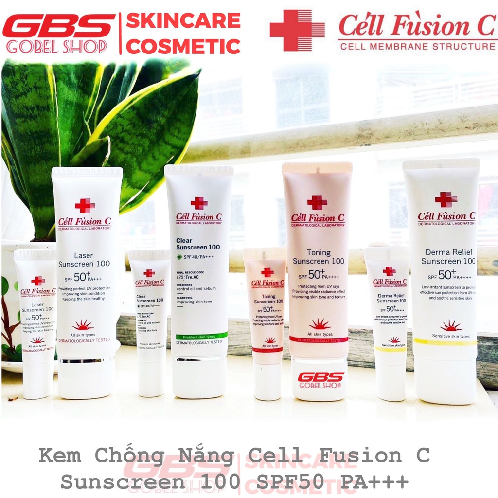 Kem Chống Nắng Cell Fusion C Sunscreen 100 SPF50 PA+++