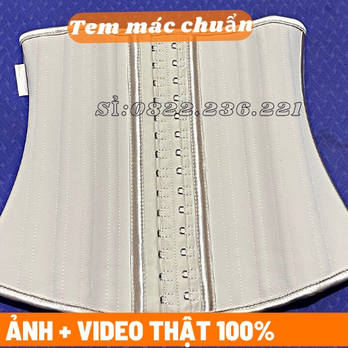 Đai nịt bụng, gen nịt bụng  latex 25 xương  định hình eo chống đau mỏi gù lưng