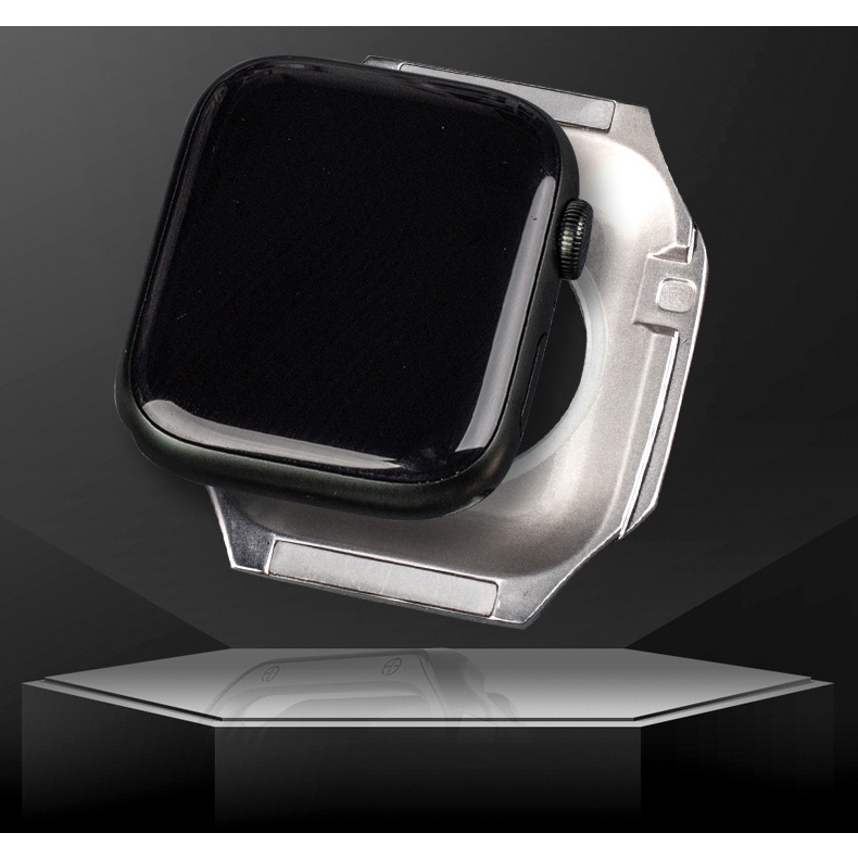 Dây Đeo Đồng Hồ Bằng Thép Không Gỉ Sang Trọng Cho Watch 44 45mm 7 6 5 4 SE