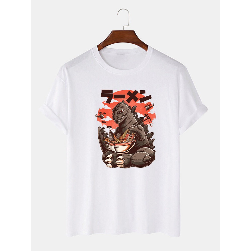 Áo phông Kaiju Trắng (chính hãng Cotton USA)