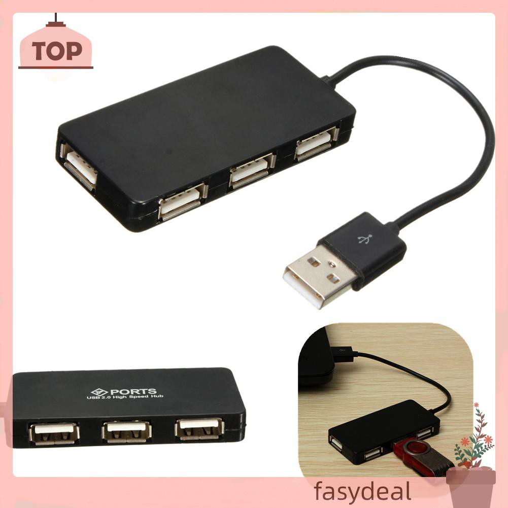 (Fas) Cáp Chia 4 Cổng Usb 2.0 Tốc Độ Cao