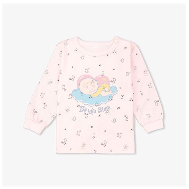 (Tuyển sỉ, ctv) Áo dài tay MIOMIO cúc cài vai cho bé từ 0m - 24m (dày 100% cotton)