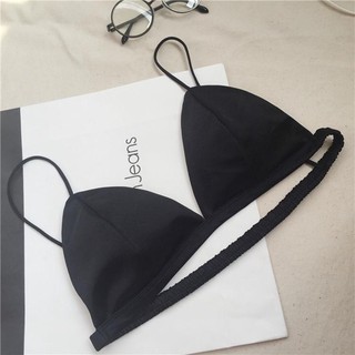Áo Bra Croptop phi lụa bóng có mút - 263 -CH40