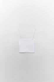 Áo Hai Dây Zara Chính Hãng Bản Nhỏ Không Mút Ngực Hở Lưng Cotton Cao Cấp 3 Màu Hồng, Trắng, Đen