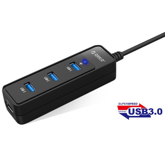 Bộ chia USB 4 cổng hàng hãng. Chuẩn giao tiếp USB 3.0 5GBps