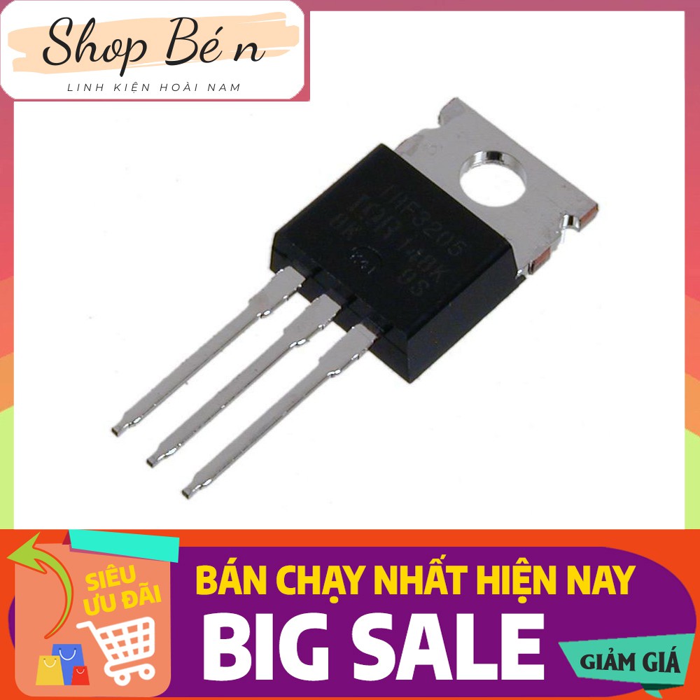 IRF3205 TO220 MOSFET N-CH 110A 55V | WebRaoVat - webraovat.net.vn