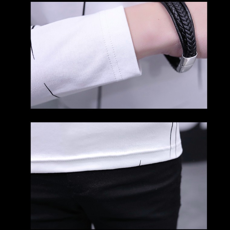 Áo thun nam tay dài in hình SỌC cá tính dáng body hàn quốc Rẻ và Đẹp Hot thu đông 2019 | BigBuy360 - bigbuy360.vn