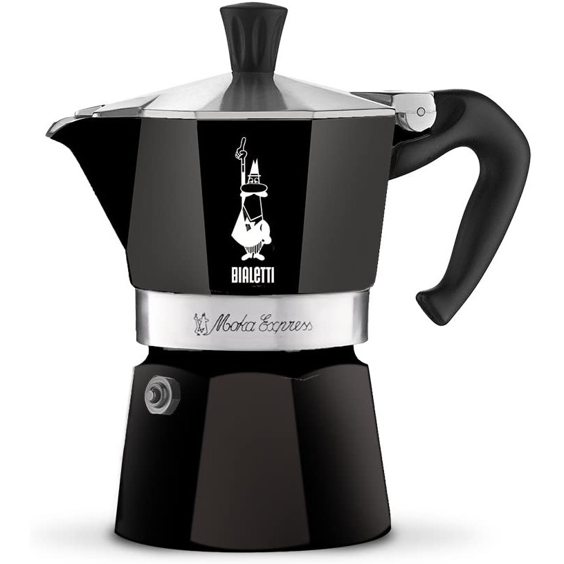 ẤM NẤU CÀ PHÊ BIALETTI MOKA POT EXPRESS 3 CUPS (ĐEN)