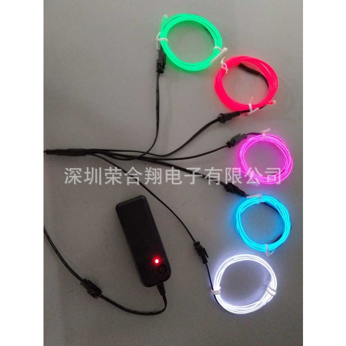 Bộ nguồn đèn LED Neon, EL Wire  3V - 3 chế độ sáng, hàng chuẩn bao đổi trả 100%, chạy 2 pin AA