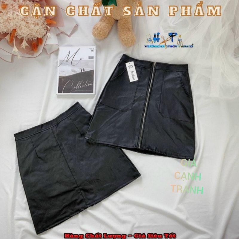 Chân Váy Nữ Da Có Quần Trong Phối Dây Kéo Siêu Xinh - Hàng Có Sẵn | BigBuy360 - bigbuy360.vn