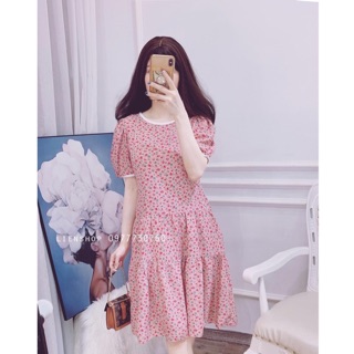 Váy đũi hoa nhí siêu xinh, mát