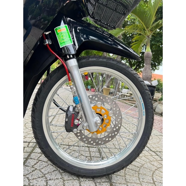 Bát nhôm giữ dây dầu gắn mọi xe