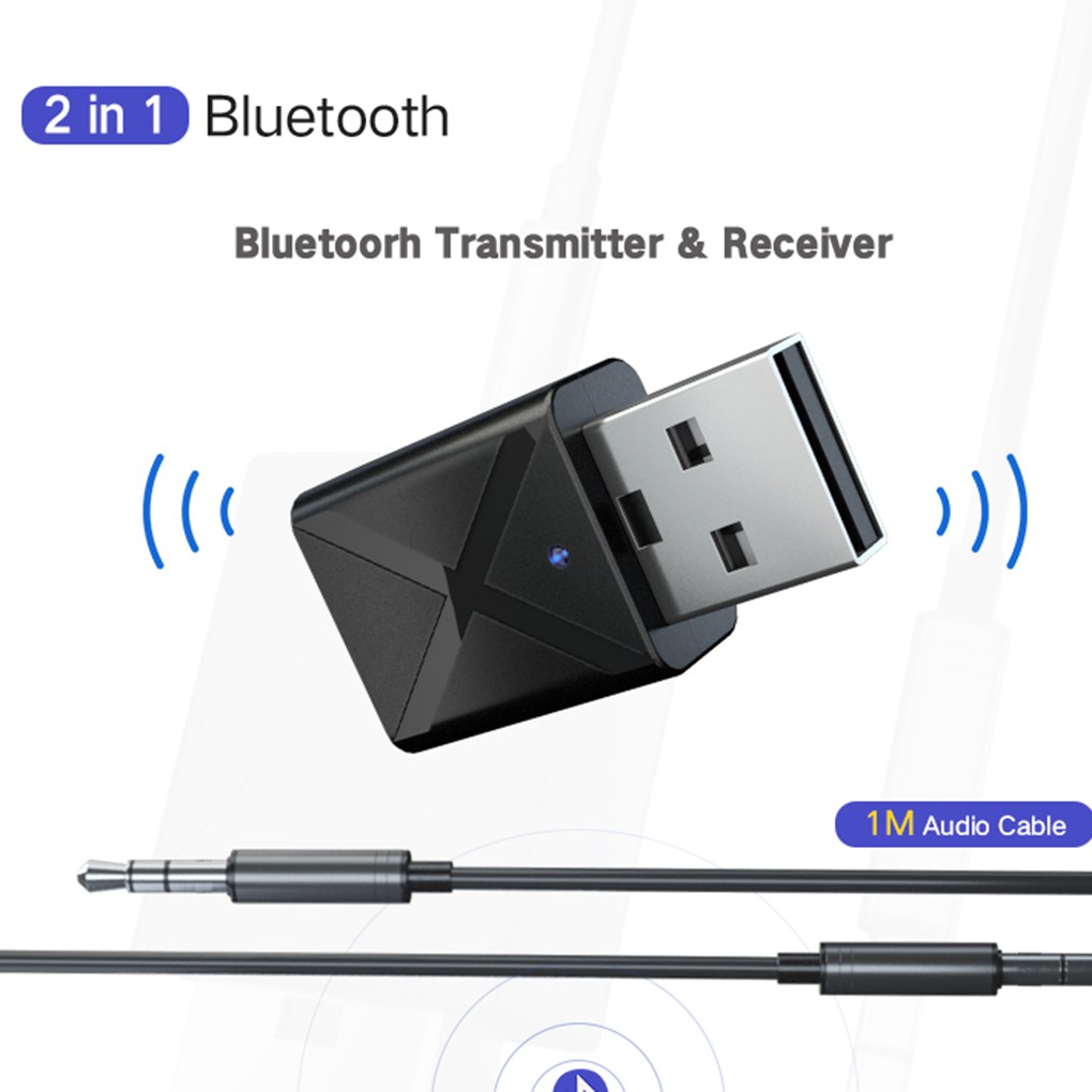 Bộ thu phát tín hiệu Bluetooth 5.0 giắc cắm 3.5mm và phụ kiện chuyên dụng | BigBuy360 - bigbuy360.vn