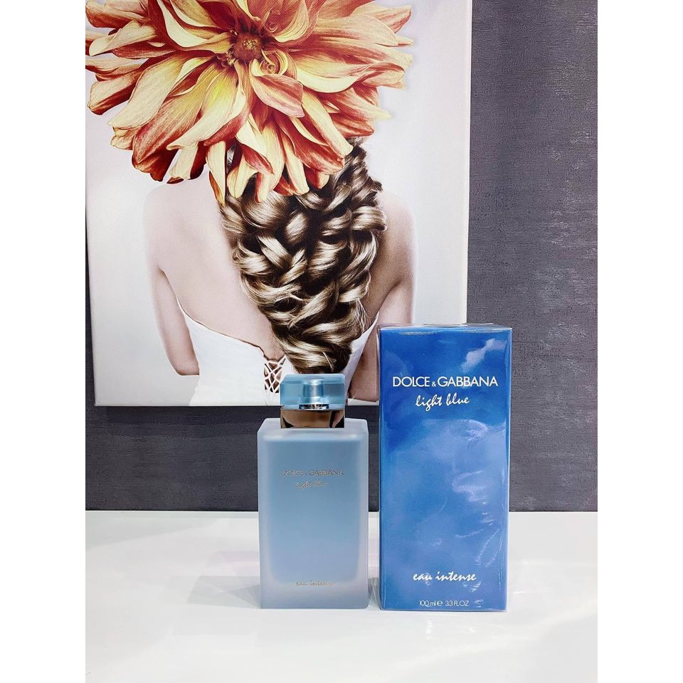 Nước hoa nữ Dolce & Gabbana DG light blue eau intense 100ml Full Seal ⚜️Hàng Authentic⚜️