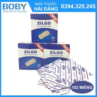 Băng cá nhân Zilgo 102 miếng (1.9 x 7.2 cm)