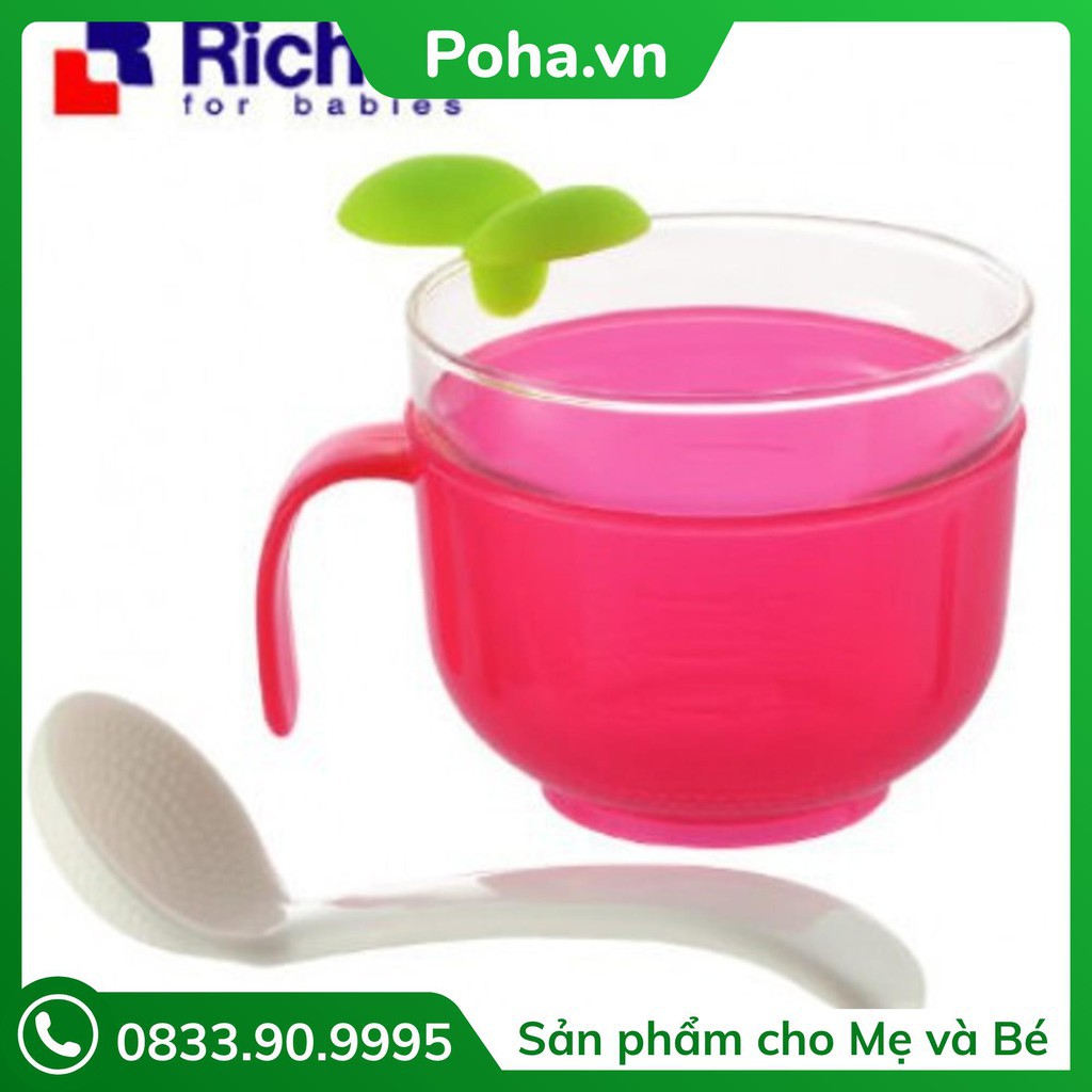 Cốc nấu cơm nát trong nồi cơm điện Richell thủy tinh