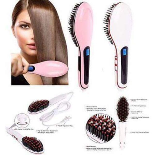 Lược điện duỗi tóc cực nhanh Fast Hair Straightener HQT - 906 cao cấp