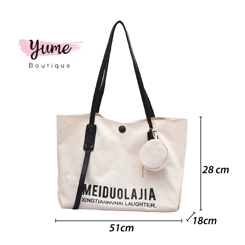 [Giá Rẻ] Túi Tote,Vải Canvas Cỡ Lớn, Thời Trang, Đựng Được Nhiều Đồ 2021