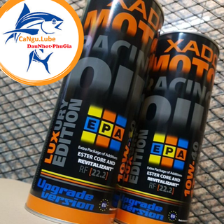 Combo chọn 1 trong 2 loại nhớt xado racing 10W40 1L, quý khách chọn lựa nhớt xado bản cao cấp 22.2 hoăc bản thường 15.5