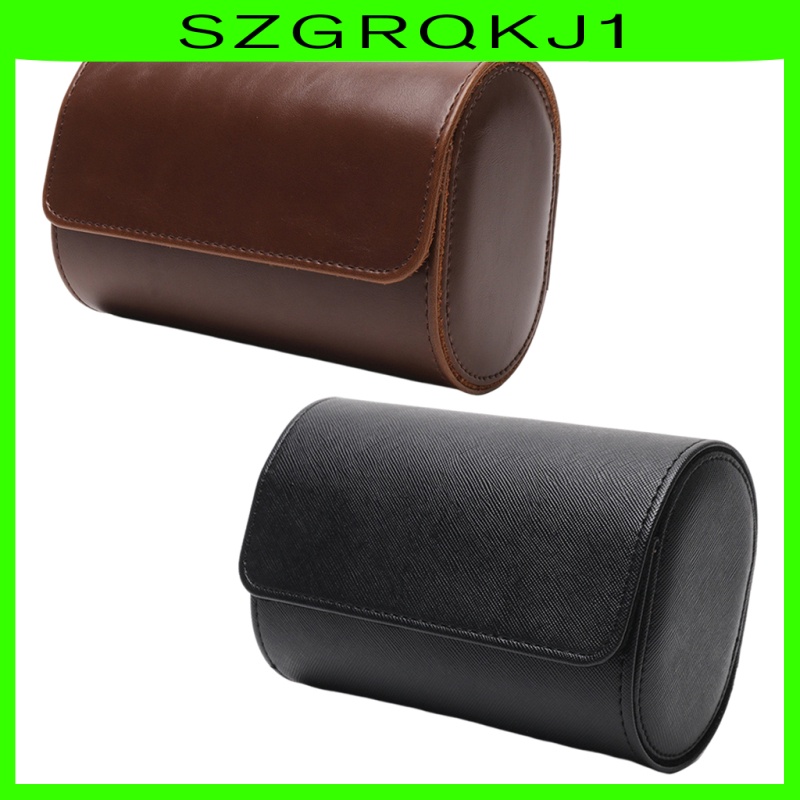 Ready Stock  2 Watch Travel Case Storage Organizer for 2 Watches | Portable Protection Fits All Wristwatches &amp; Smart Watches