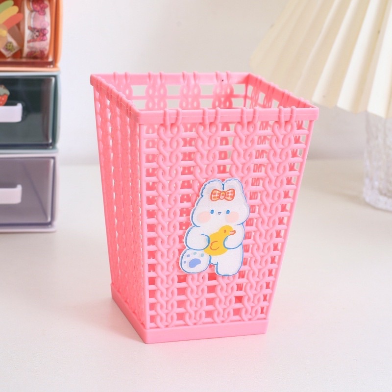 Ống cắm bút để bàn hộp lưu trữ cọ trang điểm đựng đồ học sinh văn phòng phẩm
