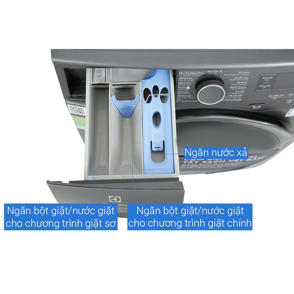 MÁY GIẶT ELECTROLUX INVERTER 10 KG EWF1042R7SB