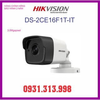 Camera hd-tvi hồng ngoại 3.0 megapixel hikvision ds-2ce16f1t-it