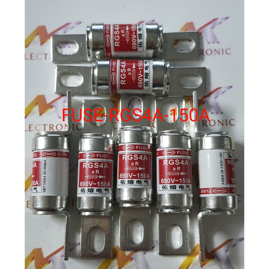 Cầu chì ngắt nhanh FUSE RGS4A 150A