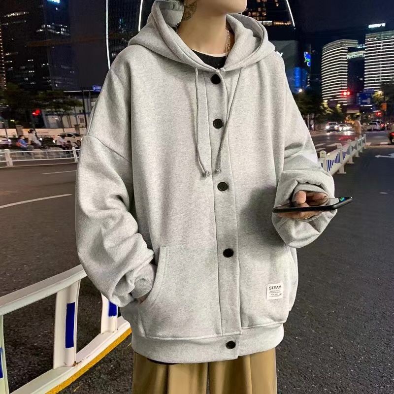 Áo hoodie nam nữ unisex trơn dáng oversize phong cách ullzang ; Áo khoát nam form rộng ; A007 - BONMIE