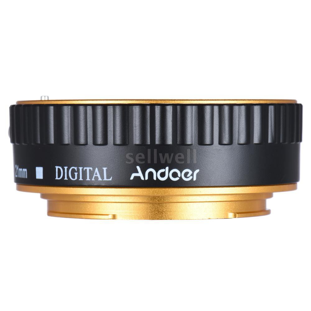 Andoer Colorful Metal TTL Auto Focus AF Macro Extension Tube Ring for Canon EOS EF EF-S 60D 7D 5D II 550D Red

Features: