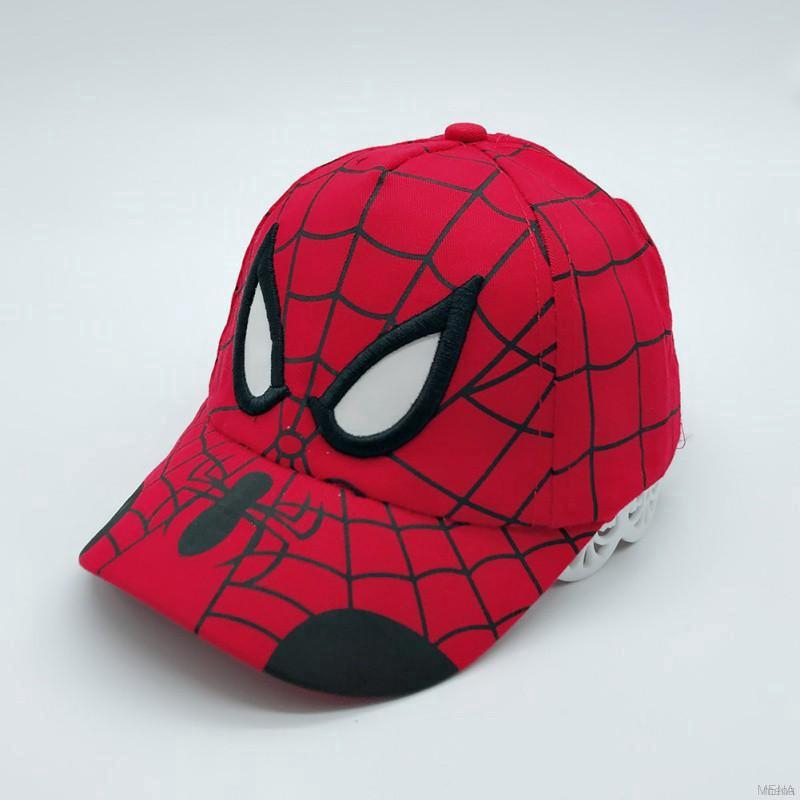 Mũ lưỡi trai hoạ tiết nhện cho bé