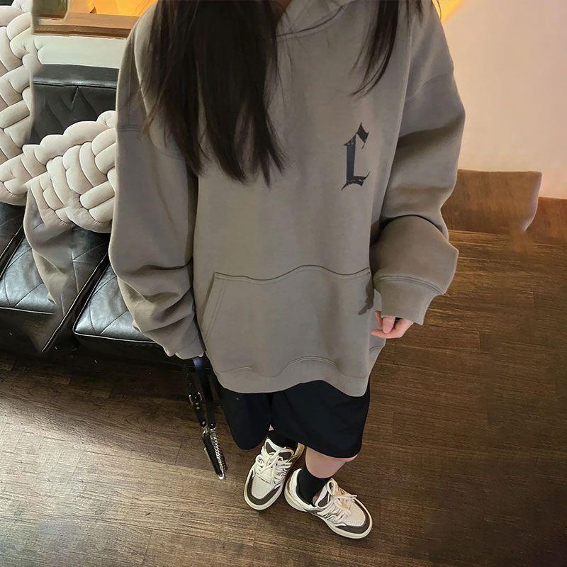 Áo Hoodie Dáng Rộng In Họa Tiết Thổ Cẩm Kiểu Đường Phố Mỹ Thời Trang Thu Đông Cá Tính