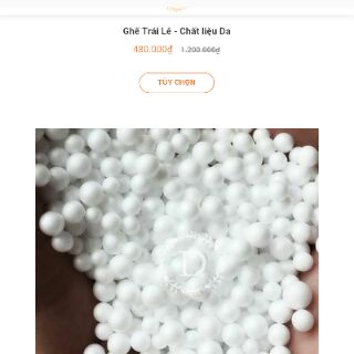 Bao Ghế lười hạt xốp