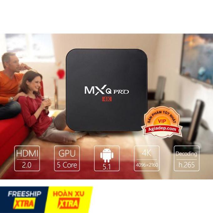 TV Box MXQ Bản Nâng cấp 2G 16G Tivi box chạy trâu, giá rẻ - Hàng xịn