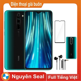 Combo Điện Thoại Xiaomi Note 8 Pro 64/6GB, 128/6GB, 128/8GB + Ốp Lưng + Cường Lực + Tai Nghe - Hàng Nhập Khẩu