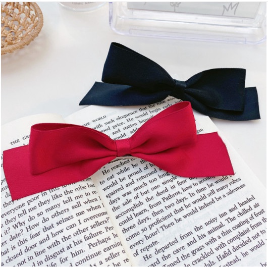 Kẹp tóc đính nơ lớn nhiều mẫu thanh lịch đáng yêu