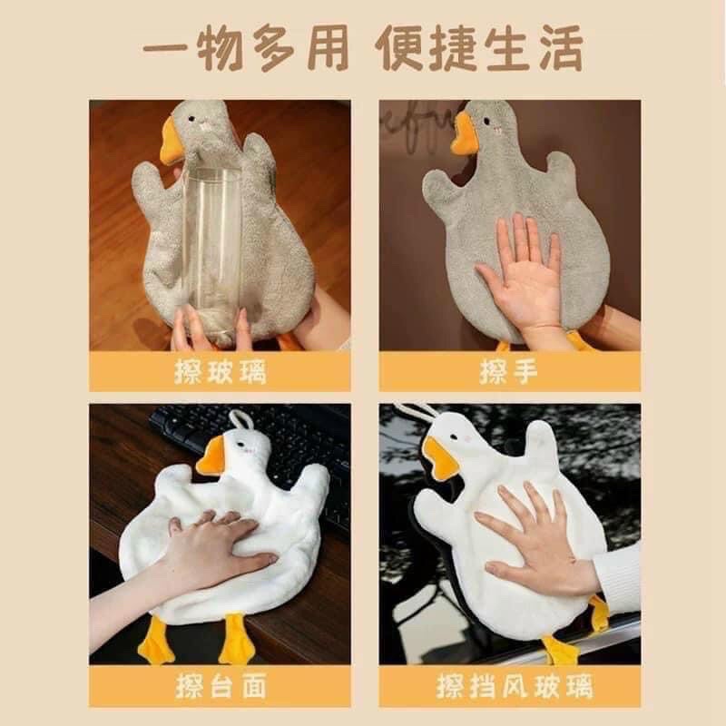 KHĂN LAU TAY HÌNH NGỖNG - VỊT KUTE