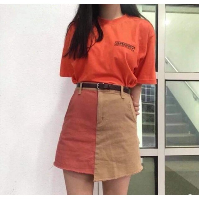 [FREESHIP ĐƠN TỪ 50K] Áo phông màu cam 3R in chữ HARI0719